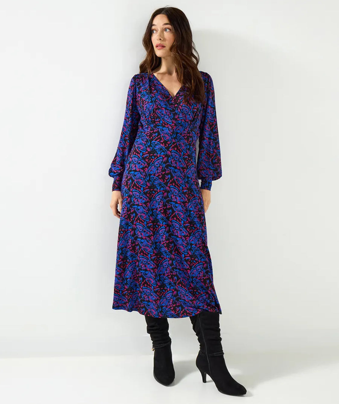 Joe Browns - Butterfly Wings Printed Jersey Dress