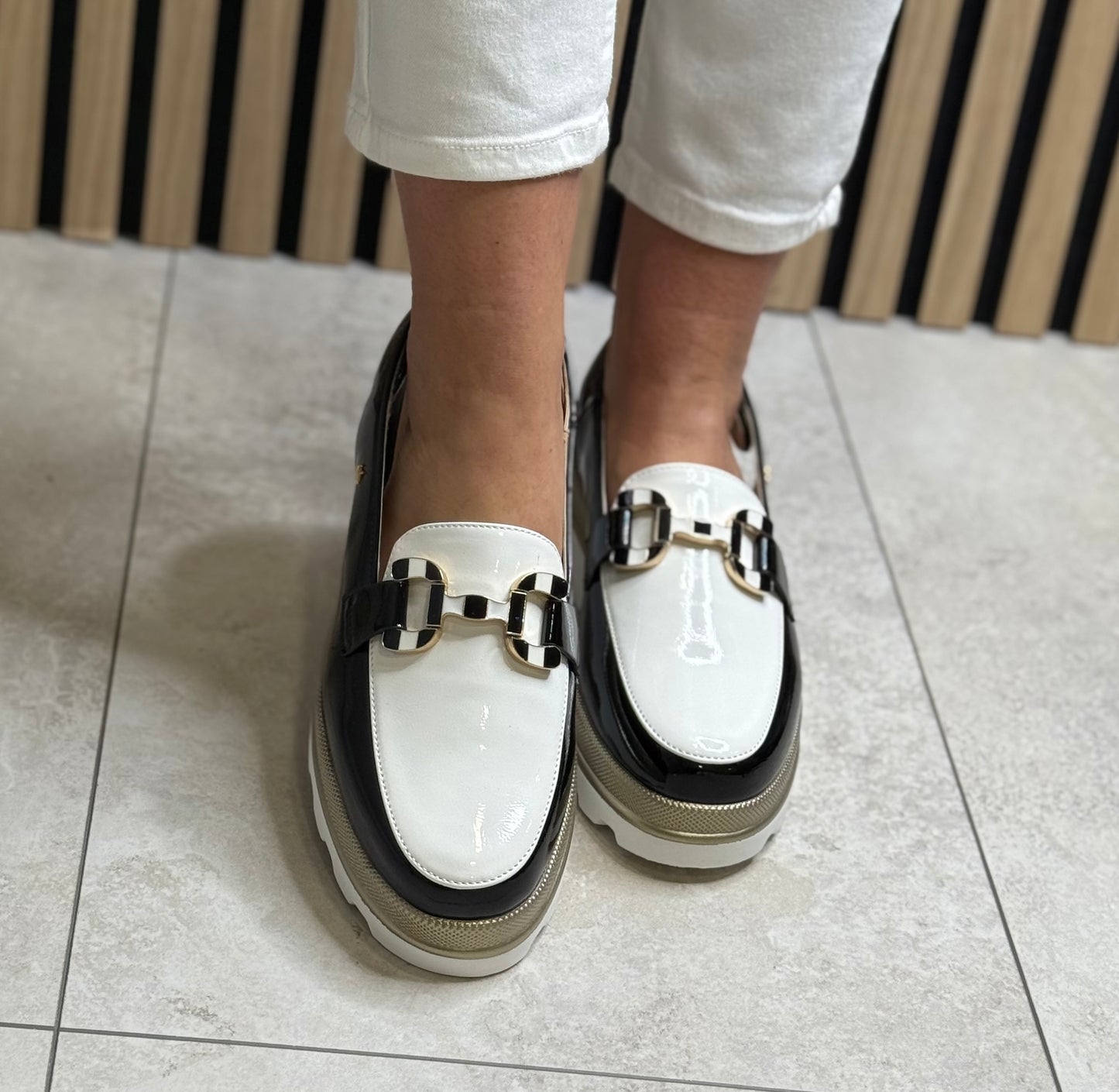 Kate Appleby - 'Hawkfield' Schwarz Combo Slingback Shoe