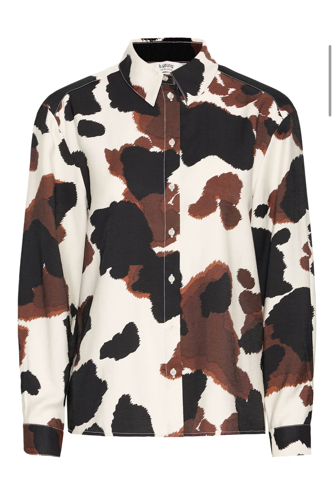 b.young - Cow Print Shirt
