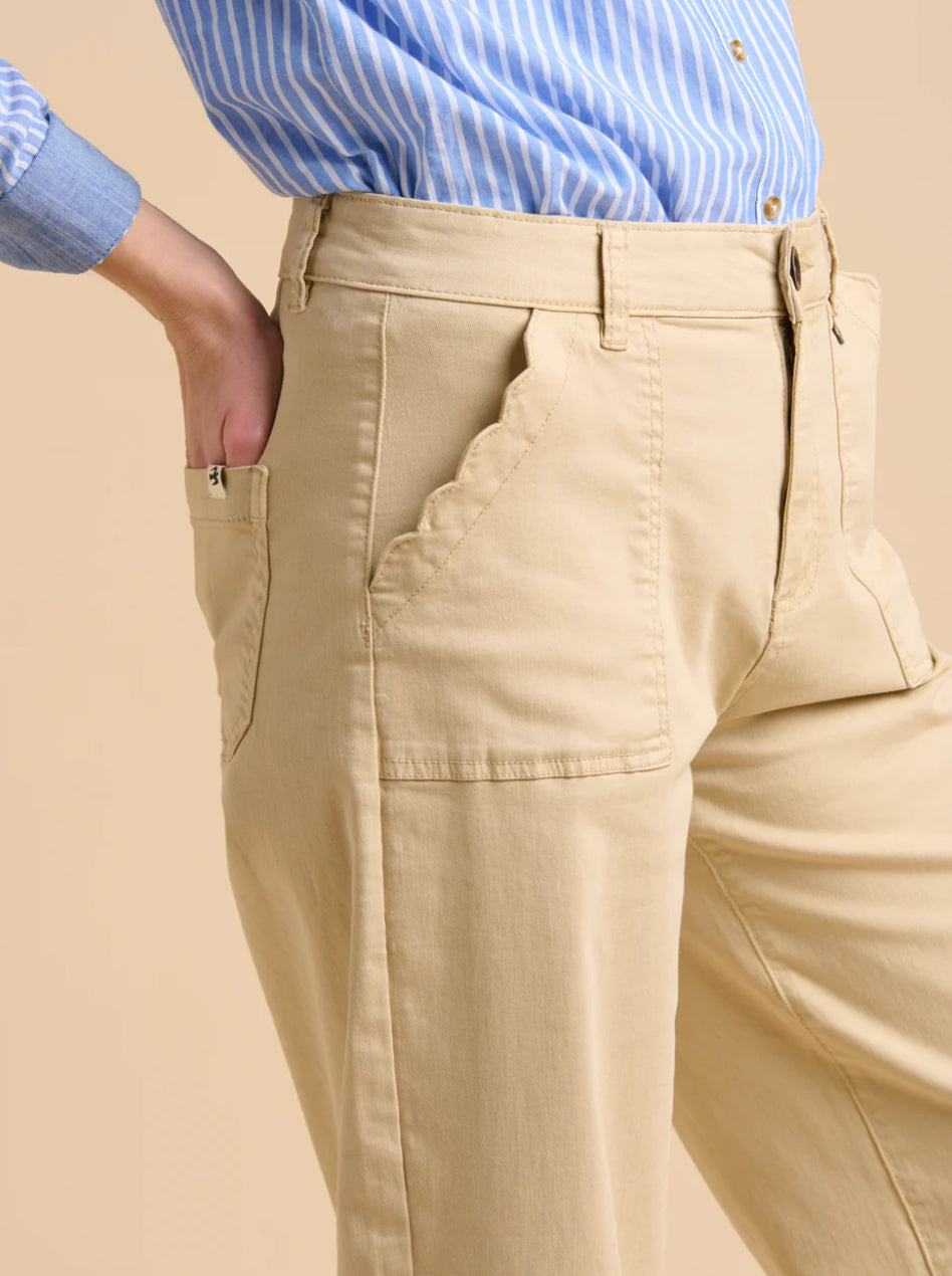 Brakeburn - Ankle Crop Wide Leg Trouser