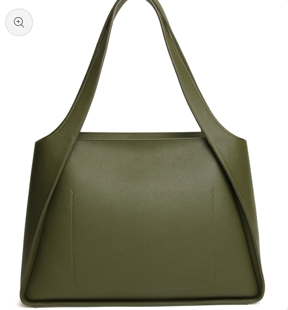 Alice Wheeler - ‘Kensington’ Olive Tote Bag
