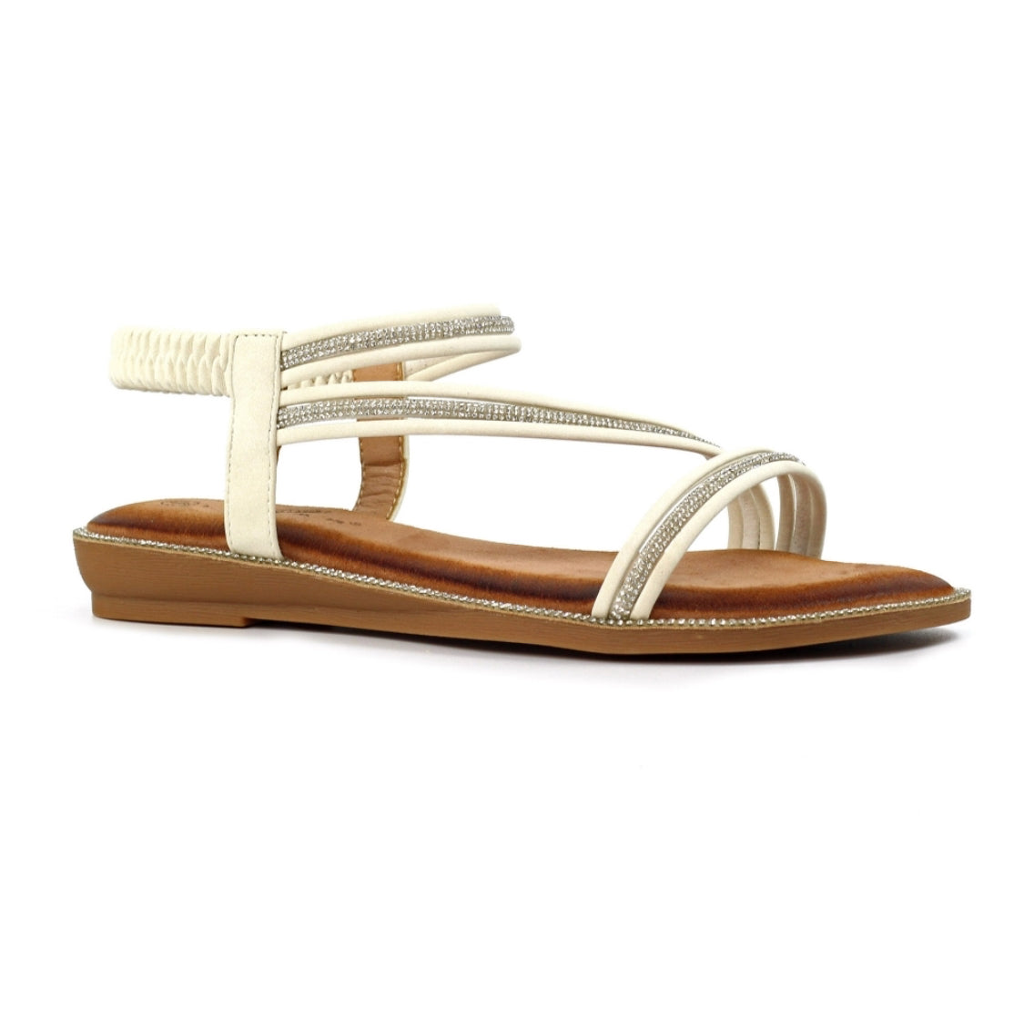 Lunar - 'Aruba' White Sandal