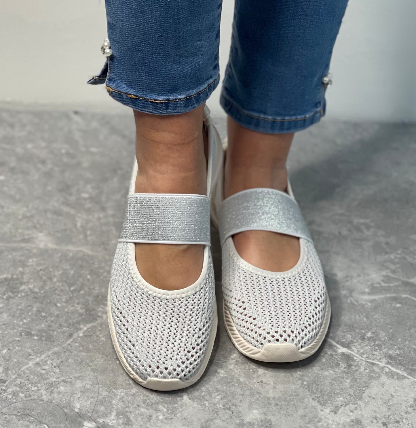 Xti - Silver Metallic Casual Shoe