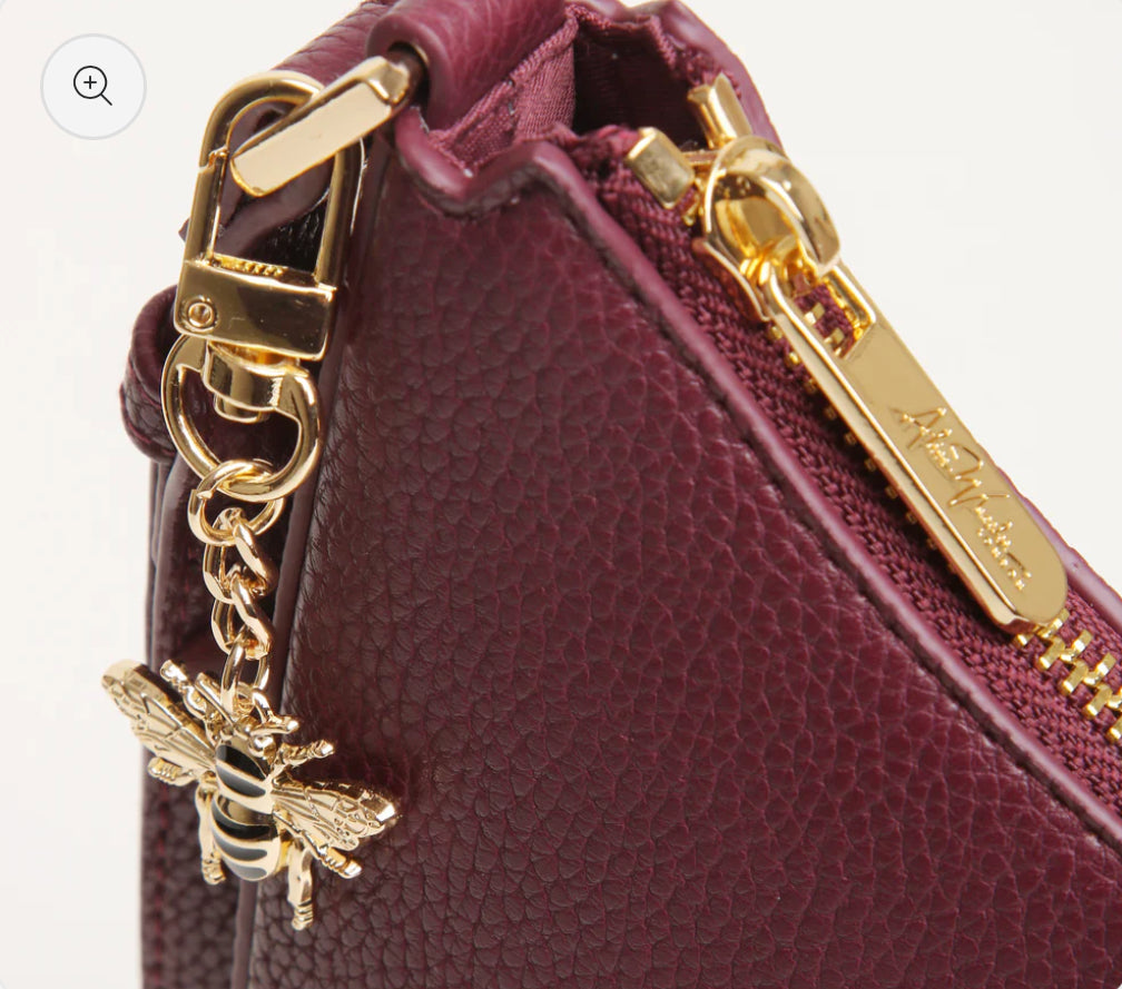 Alice Wheeler - 'Ascot’ Berry Crossbody Bag