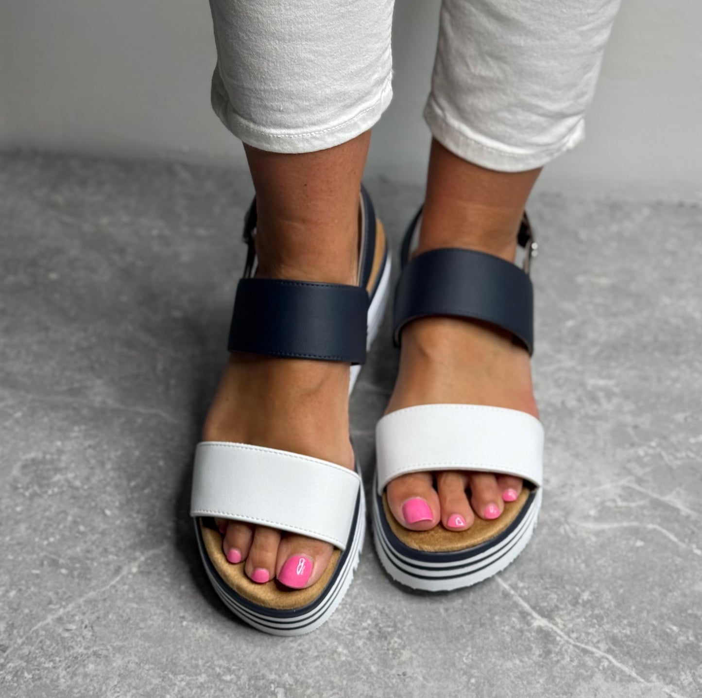 Lunar - 'Missy’ Navy Sandal