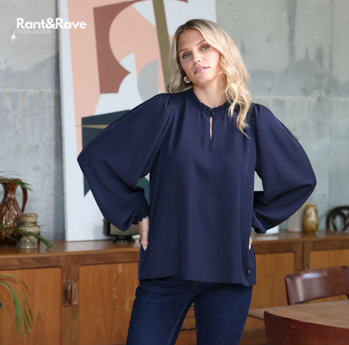 Rant & Rave - 'Fee’ Navy Top