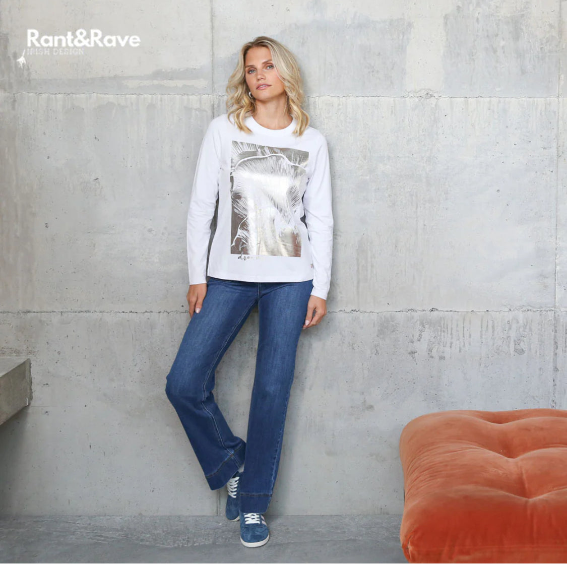 Rant & Rave - 'Darla’ White Tee