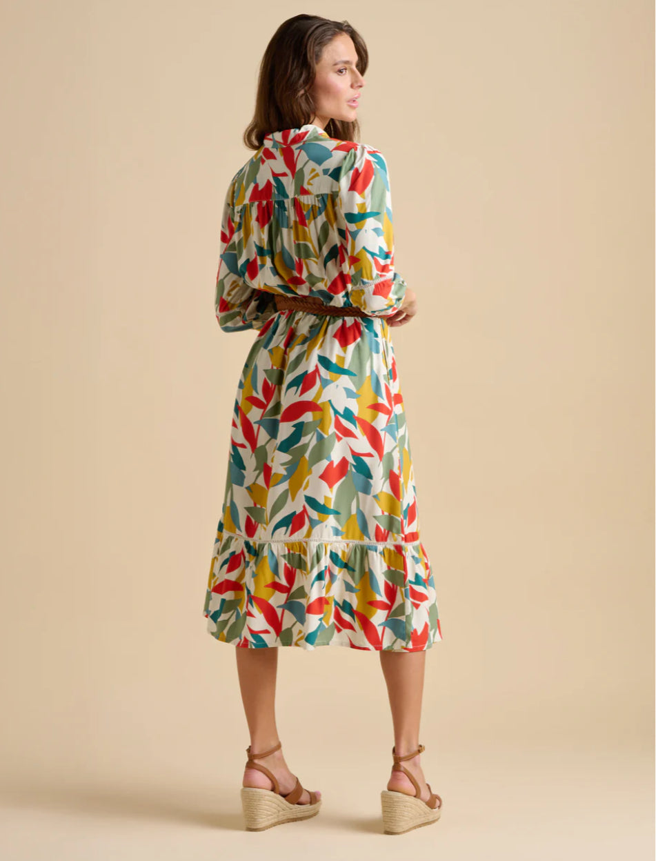 Brakeburn - ‘Falling Leaves’ Midi Dress