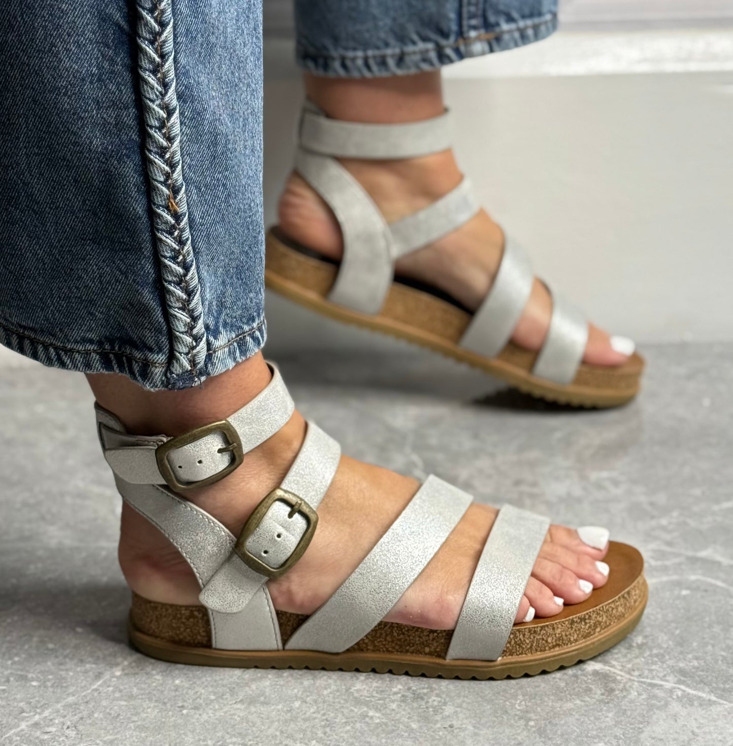 Blowfish - 'Fancy' Meteor Metallic Sandal