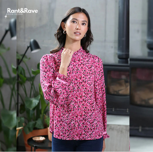Rant & Rave - 'Kassandra’ Pink Blouse