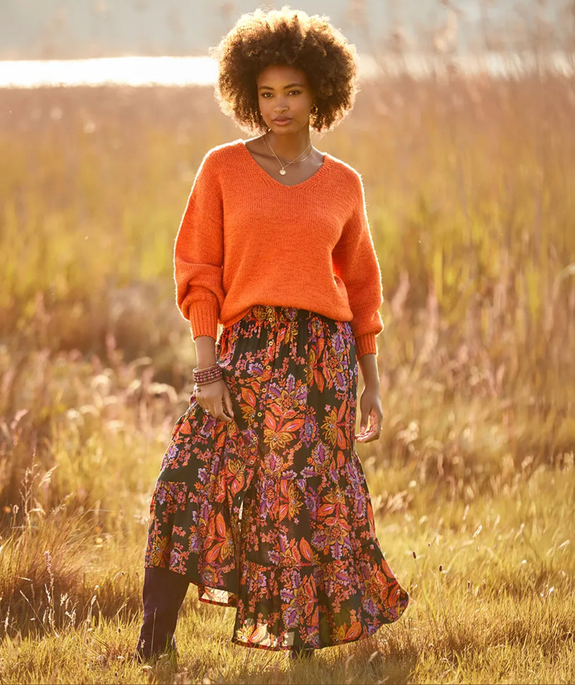 Joe Browns - Oh So Cosy Jumper In Orange
