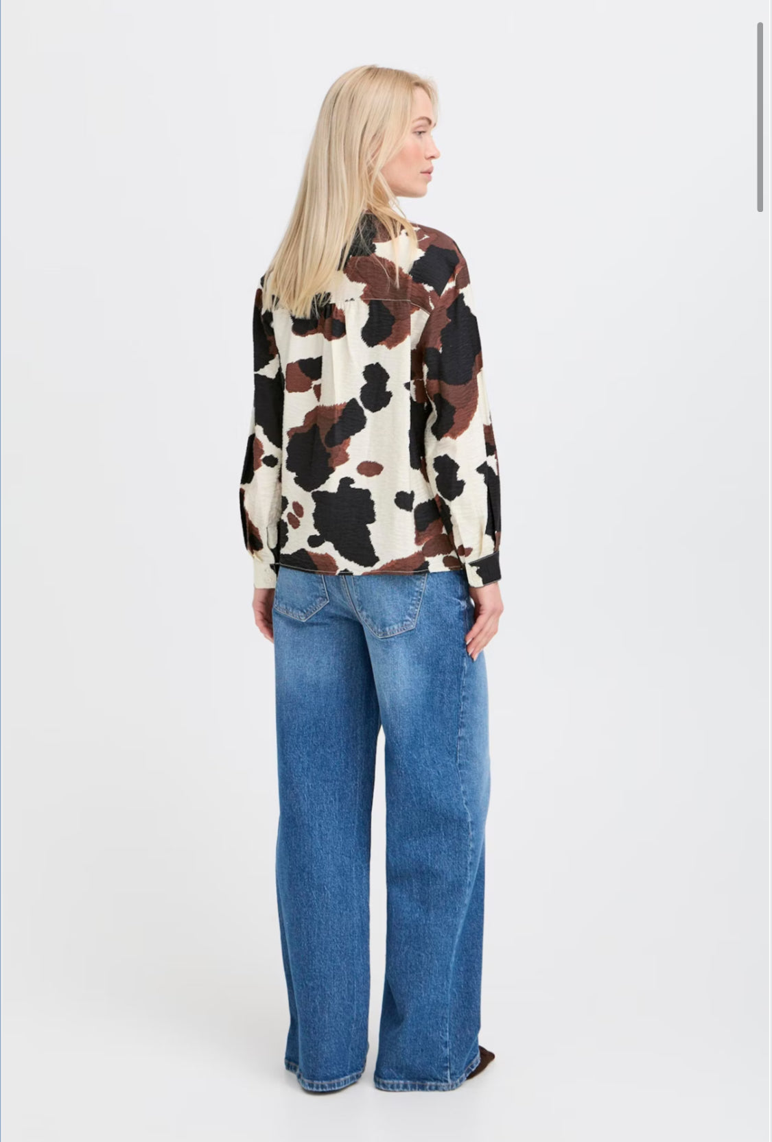 b.young - Cow Print Shirt