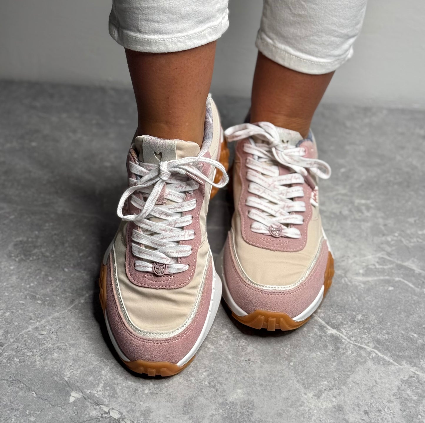 anekke - Pink Combo Retro Trainer