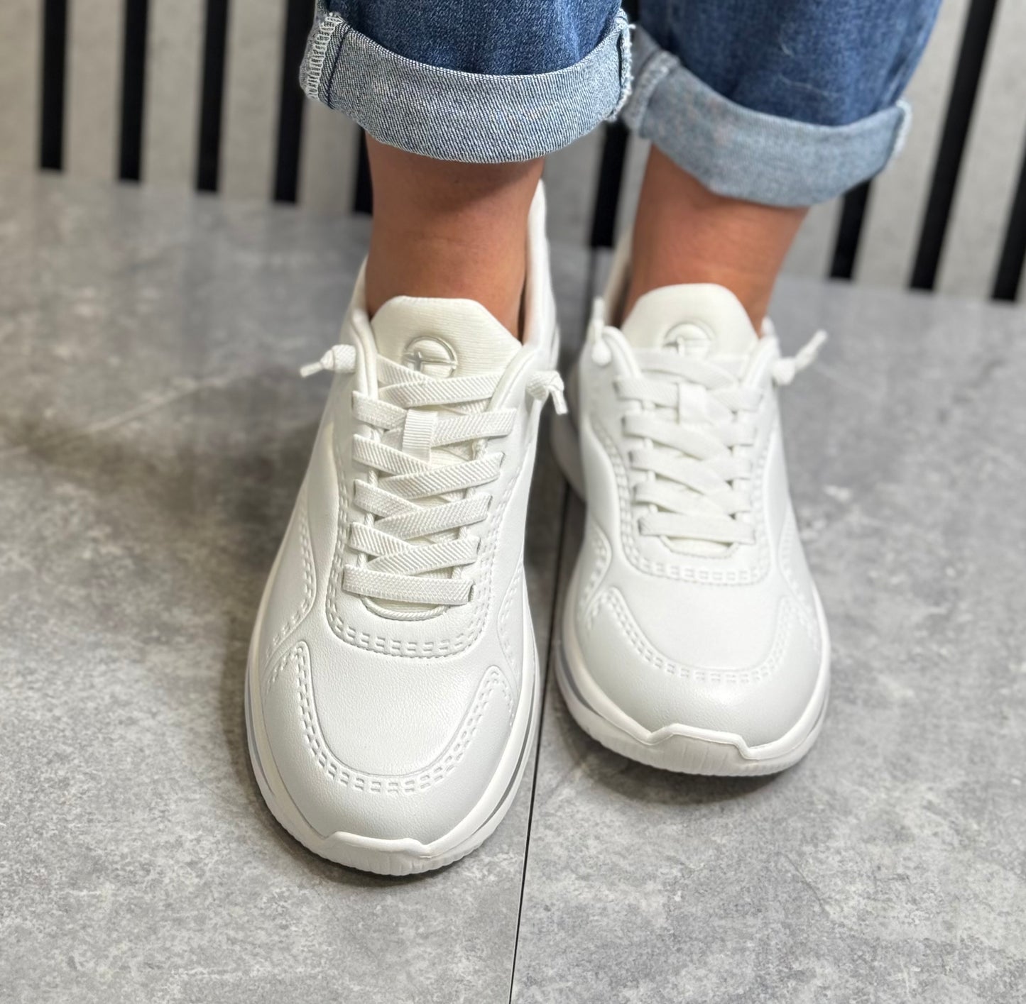 Tamaris Comfort - White 'Step In' Trainer