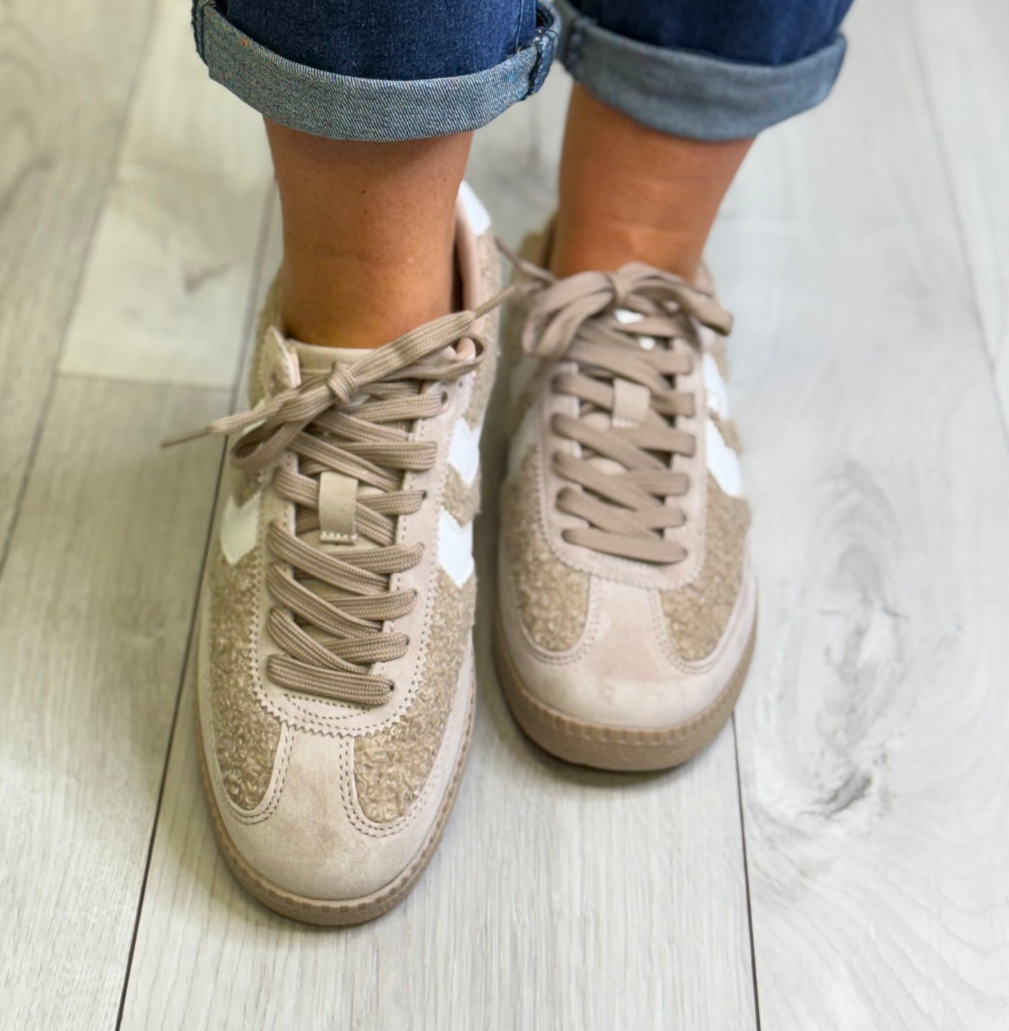 Xti - Beige Teddy Trainer (144734)