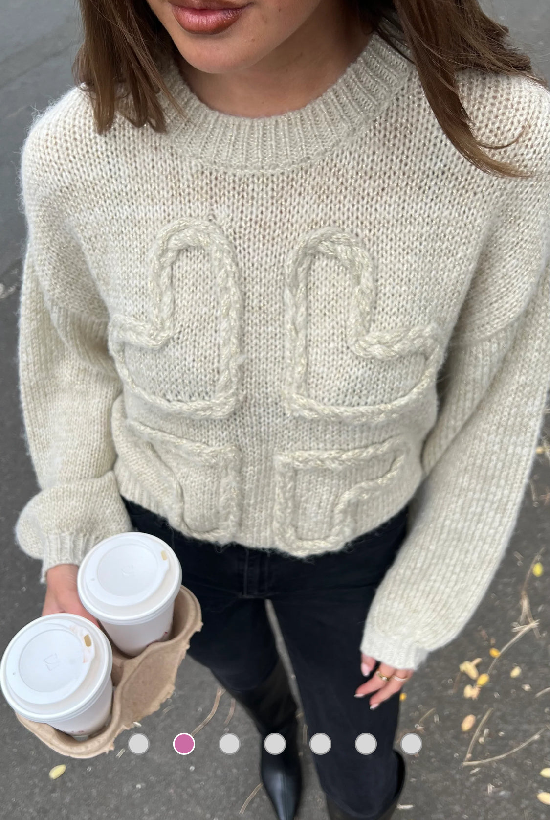 Girl In Mind - Lirael Heart Knit Jumper