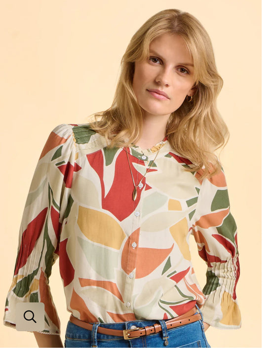 Brakeburn - ‘Elva’ Cream Blouse