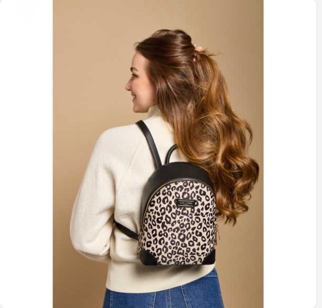 Alice Wheeler - Shoreditch Leopard Backpack