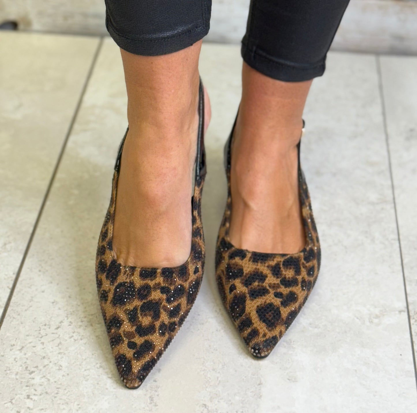 Una Healy - 'Bird Hunter' Wild Sparkle Kitten Heel
