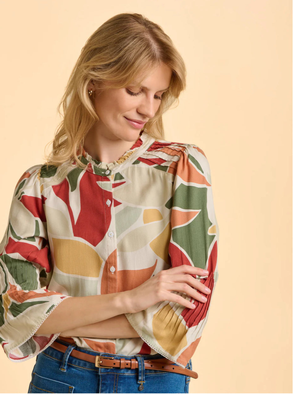 Brakeburn - ‘Elva’ Cream Blouse