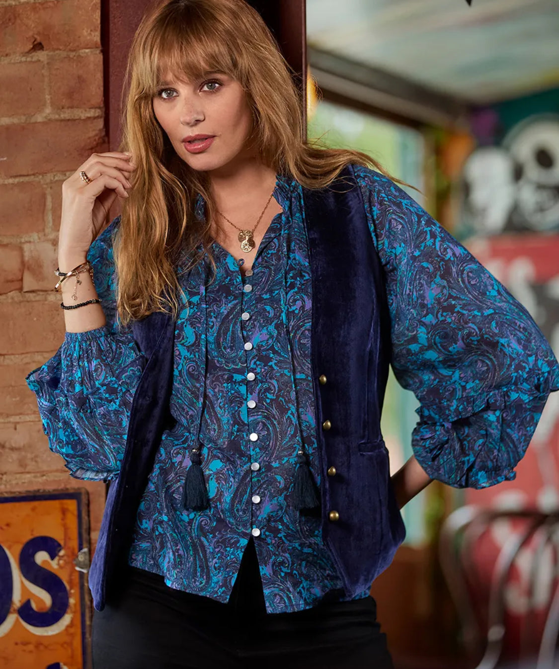 Joe Browns - ‘Charlotte’ Paisley Printed Top