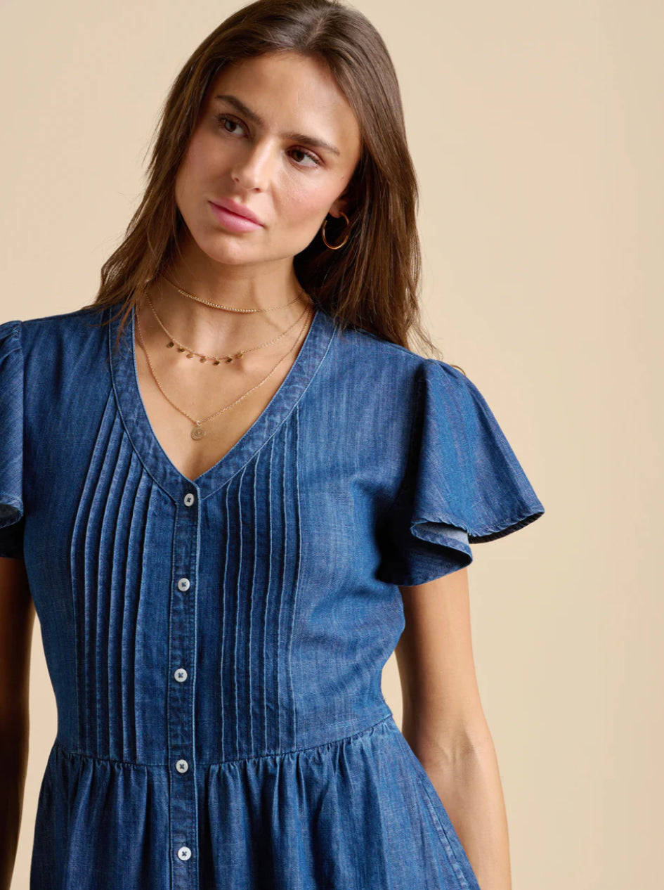 Brakeburn - ‘Sandsfoot’ Knee Length Dress
