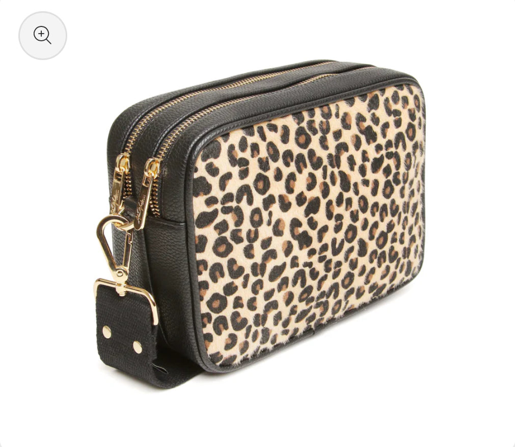 Alice Wheeler - 'Soho’ Leopard Crossbody Bag