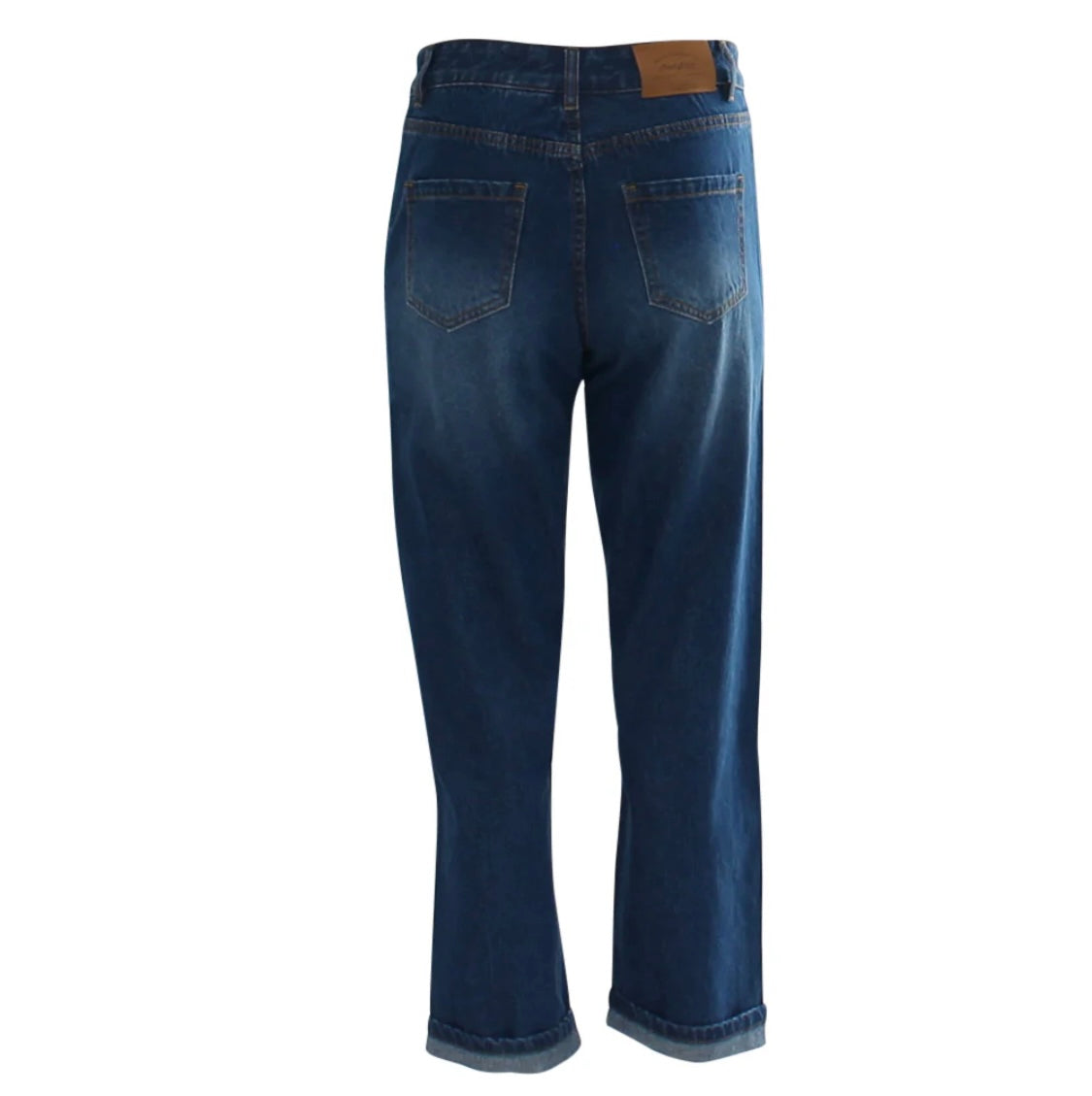 Rant & Rave - 'Samantha’ Mid Blue Relaxed Straight Leg Jean