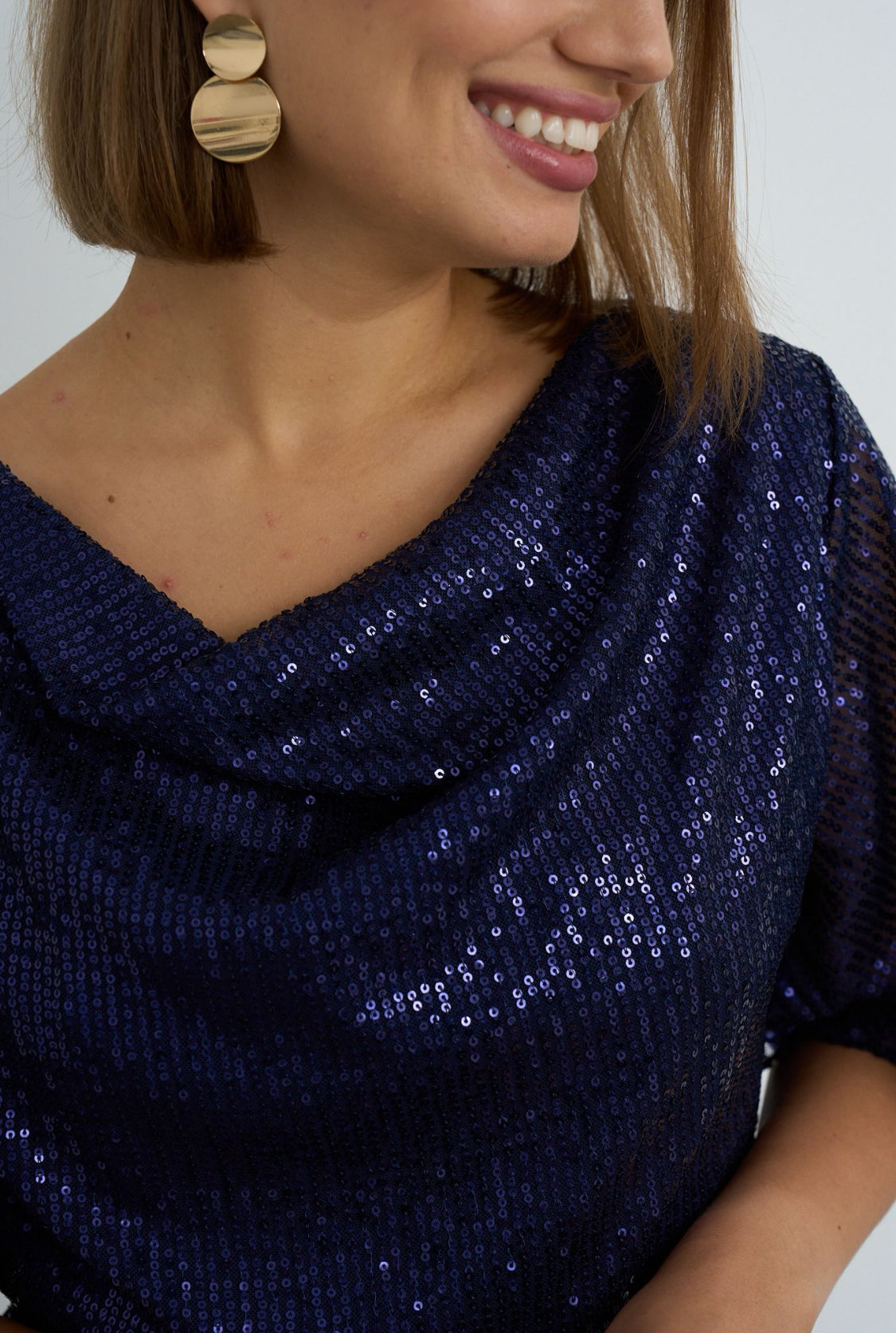 Navy Sparkle Top Jumpsuit