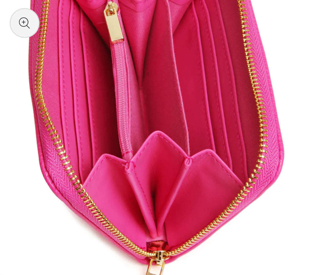 Alice Wheeler - Hot Pink Bromley Purse
