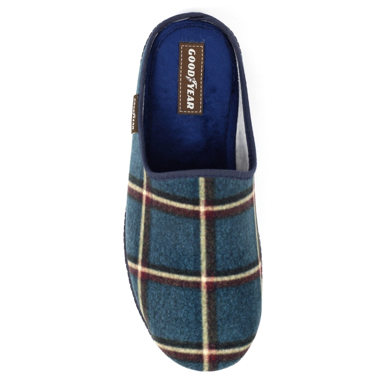 GoodYear - Mens 'Checkmate' Blue Slipper