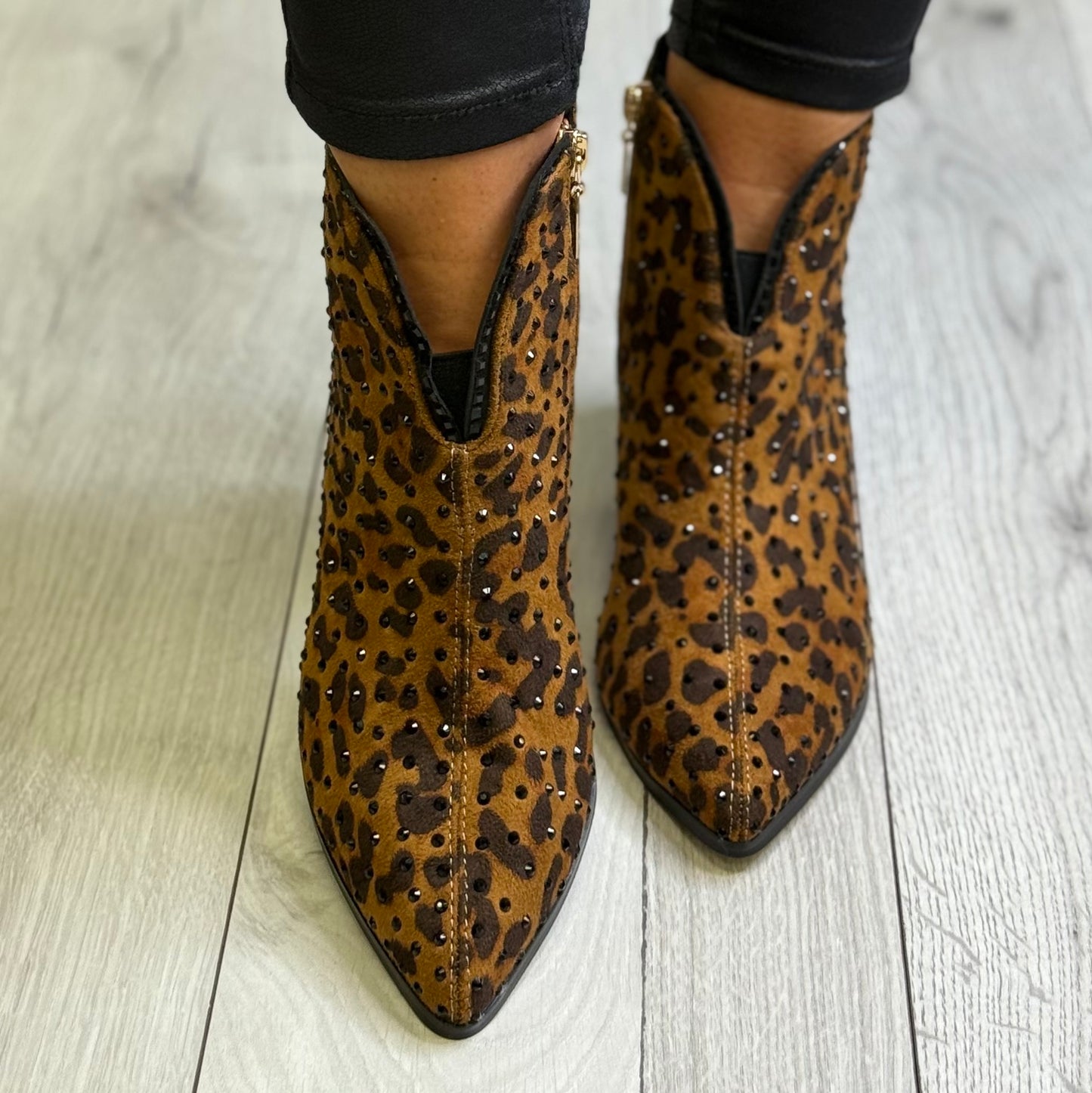 Kate Appleby - ‘Beaumaris' Jaguar Sparkle Ankle Boot