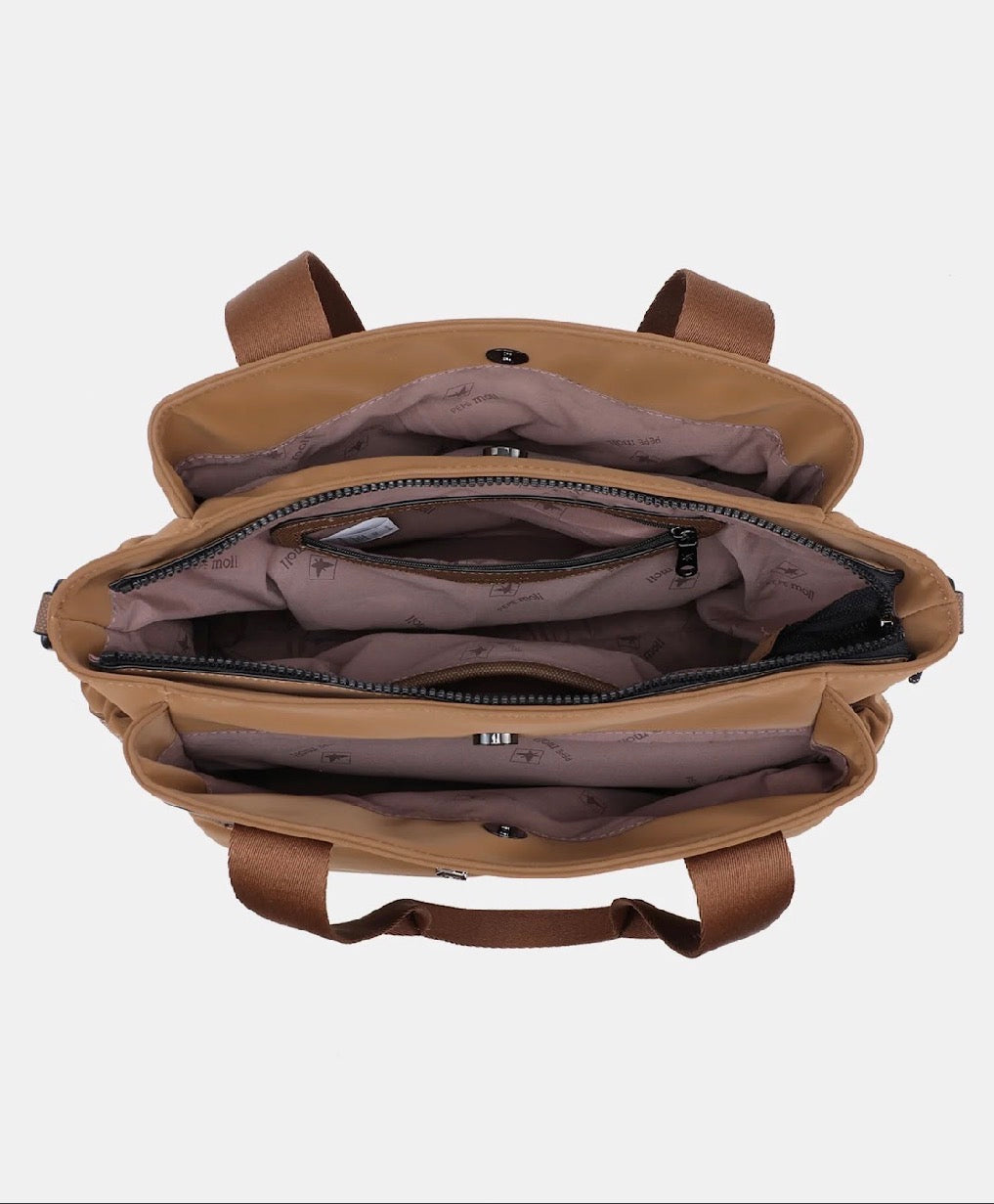 Pepe Moll - ‘Dora’ Tan Handbag