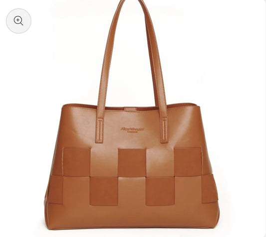 Alice Wheeler - ‘Milan’ Tan Tote Bag