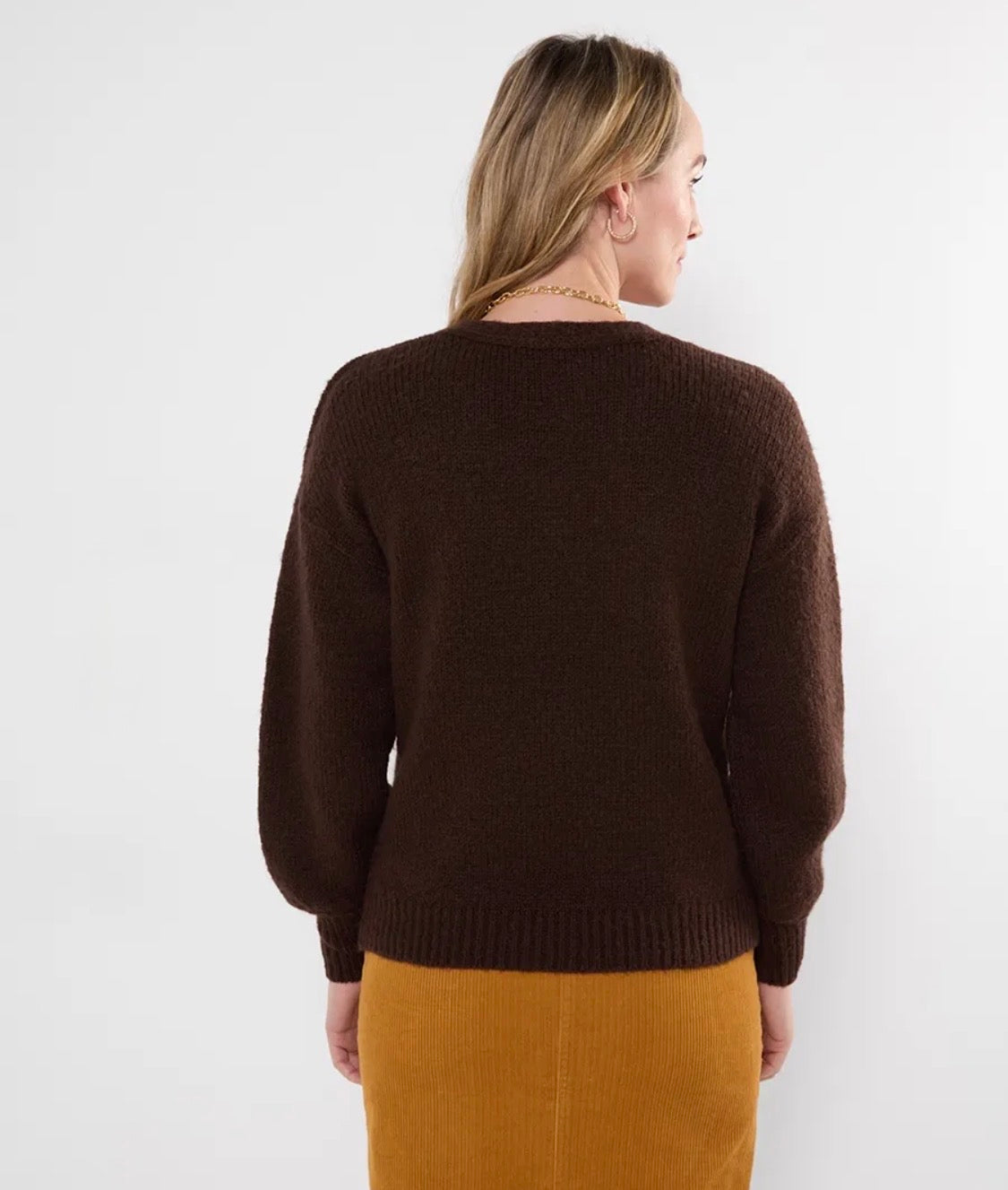 Joe Browns - Brown Oh So Cosy V Neck Jumper (Copy)