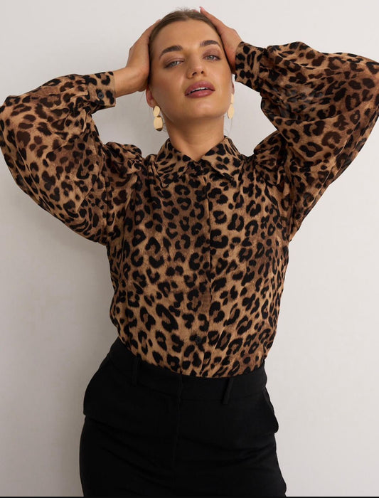 Animal Print Blouse