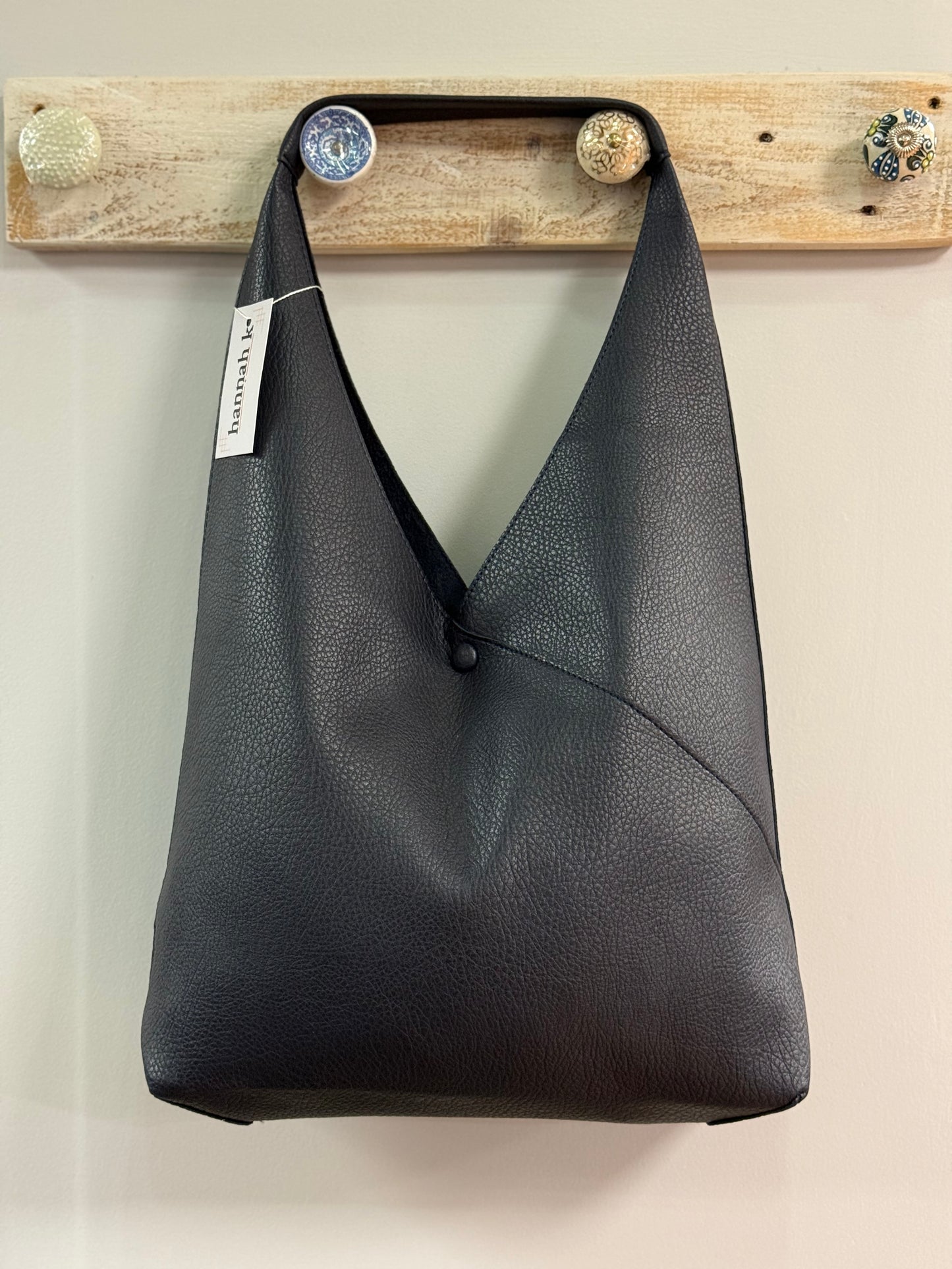 hannah k - 'Amy' Navy 2 Piece Slouch Bag