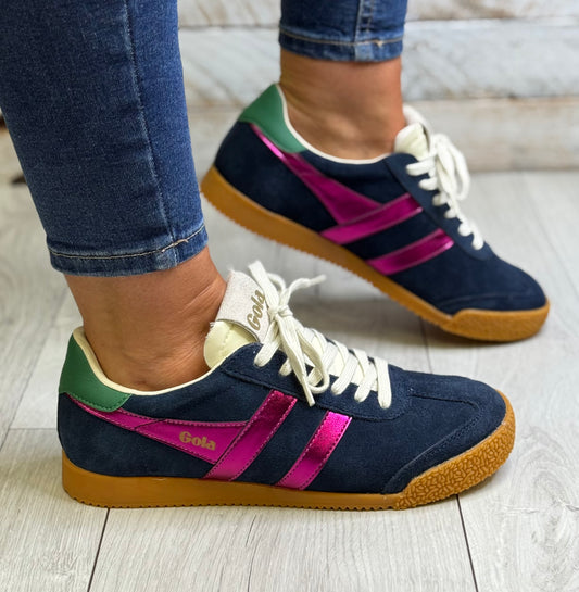 Gola - ‘Elan' Navy/Fuchsia/Emerald Trainer