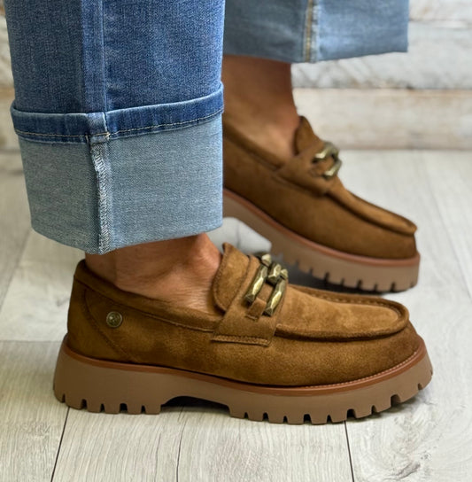 Xti - Camel Chunky Loafer (144459)