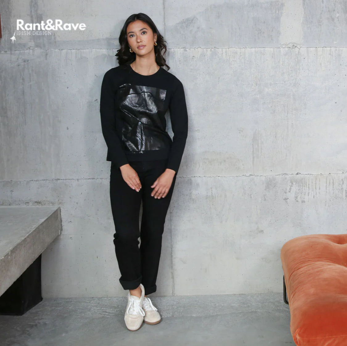 Rant & Rave - 'Darla’ Black Tee