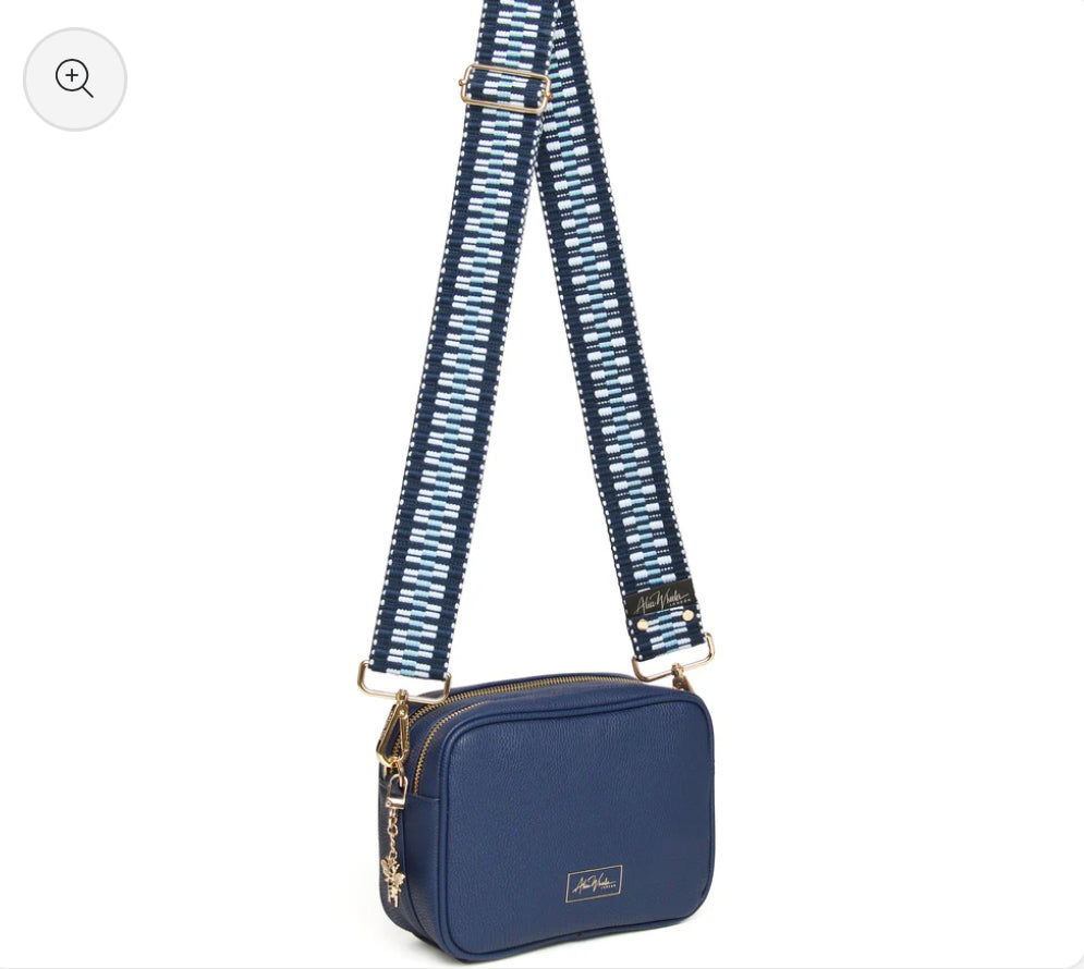 Alice Wheeler - 'Soho’ Navy Crossbody Bag