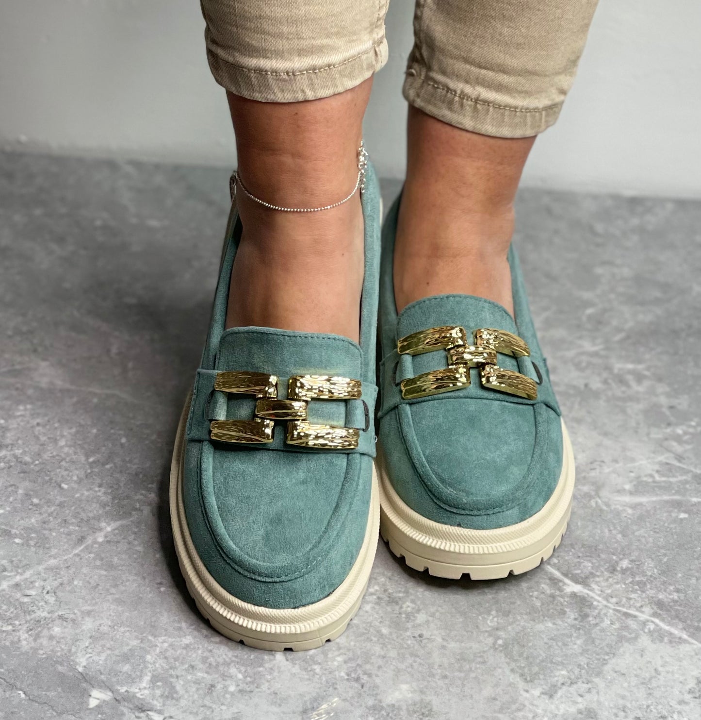 Zanni & Co - 'Chilink One' Jade Loafer