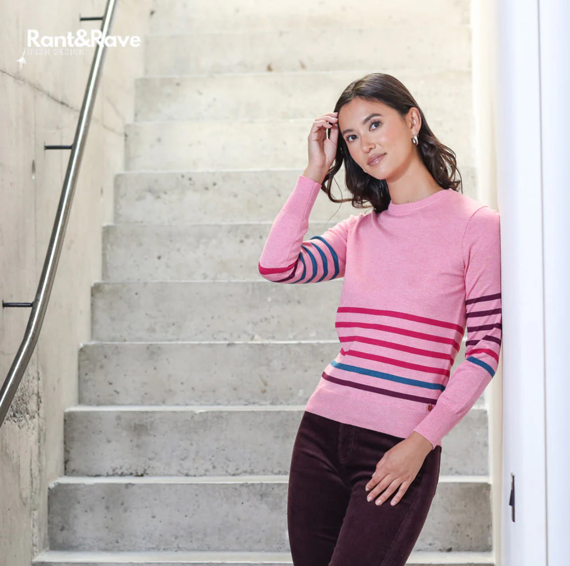 Rant & Rave - 'Winslet’ Pink Jumper