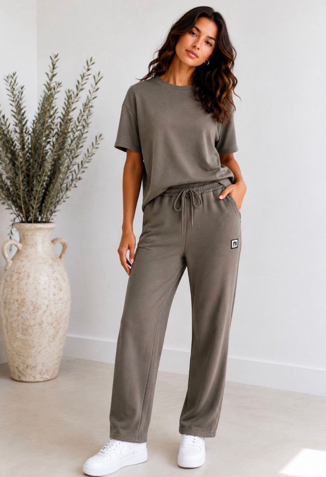 Mocca 2 Piece Oversized Leisure Suit