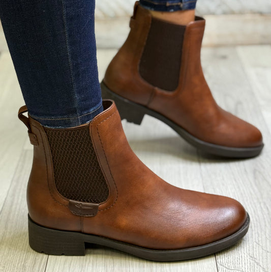 Tamaris - Cognac Chelsea Boot