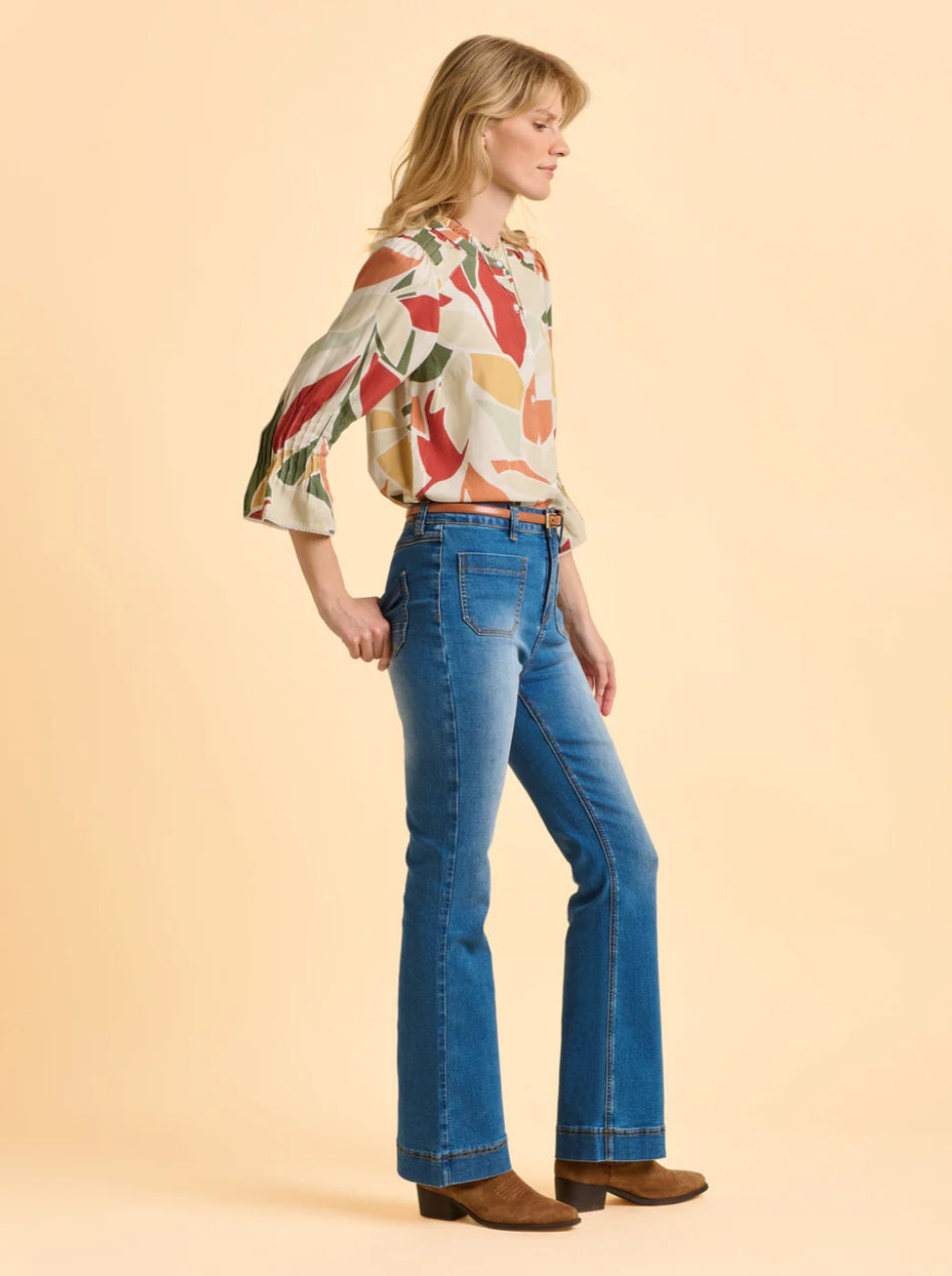 Brakeburn - ‘Elva’ Cream Blouse