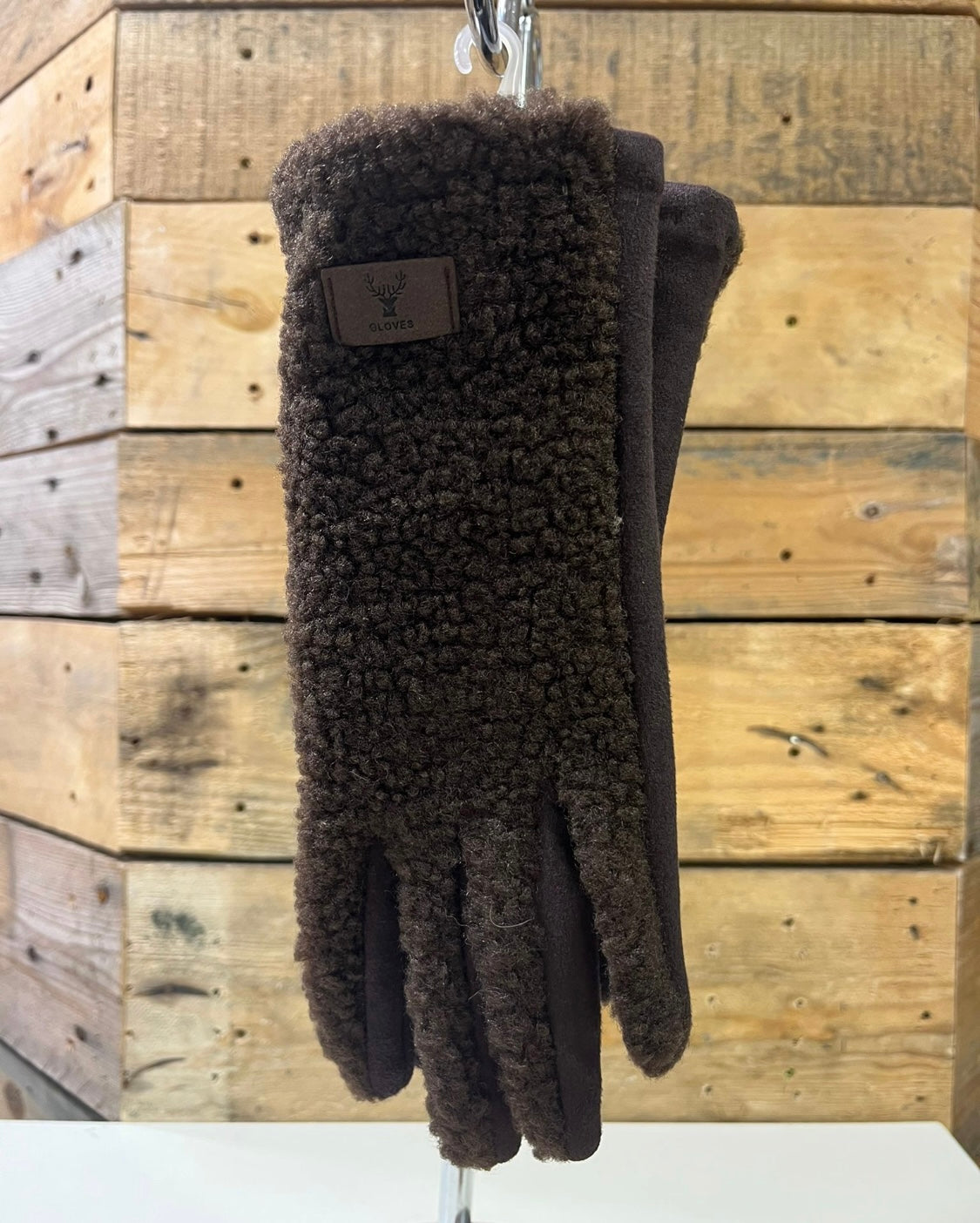 hannah k - Brown Teddy Glove
