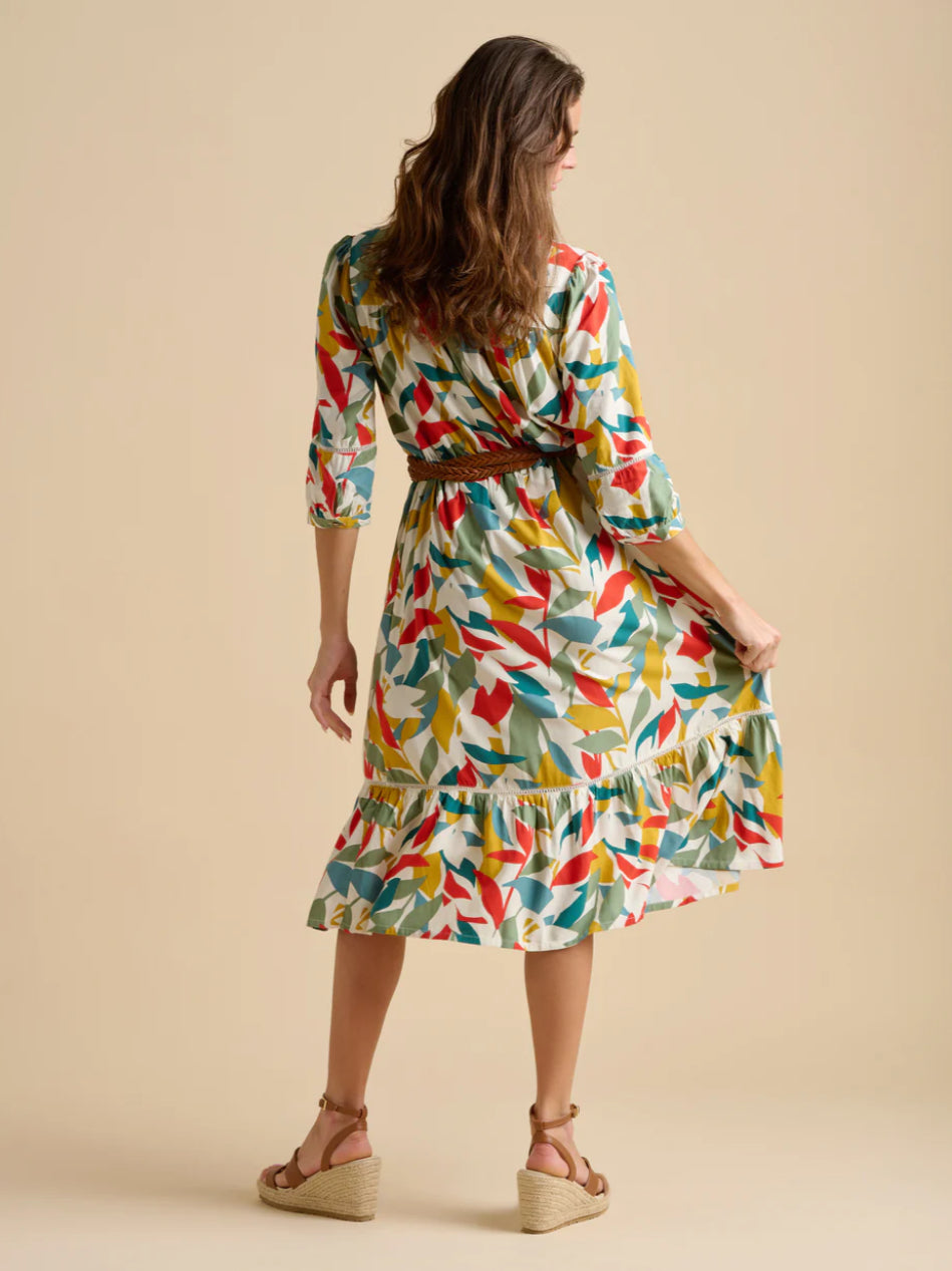 Brakeburn - ‘Falling Leaves’ Midi Dress