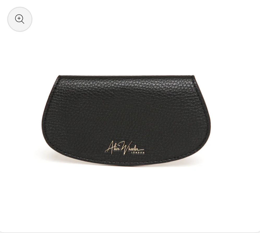 Alice Wheeler - Black Glasses Case