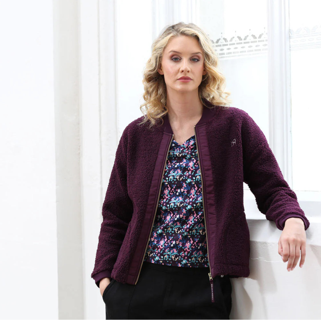 Rant & Rave - 'Heidi' Borg Bomber Jacket